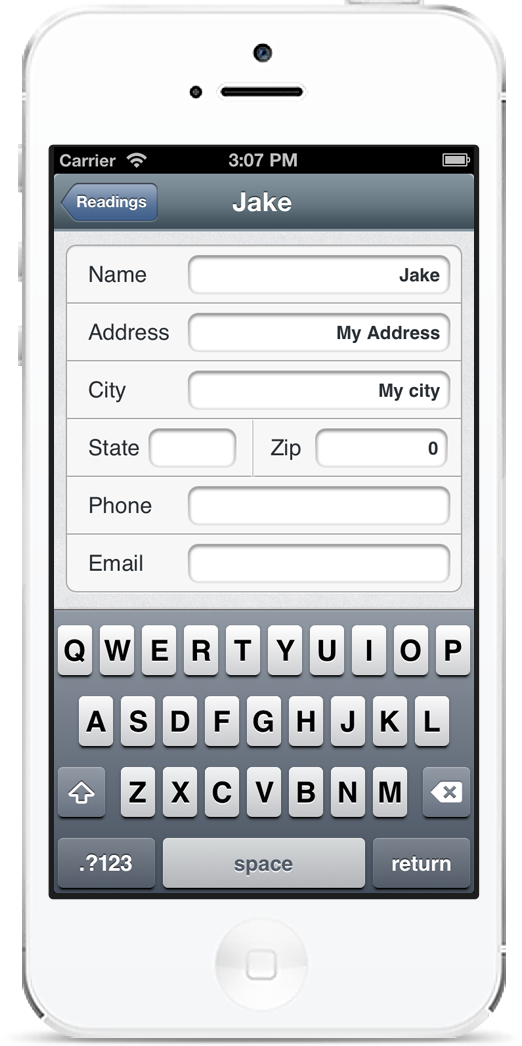 Poolcalc Reading Screen